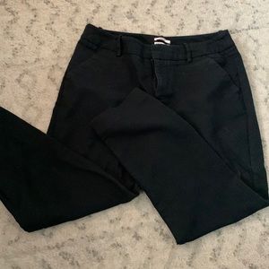 Womens black ankle dress pants